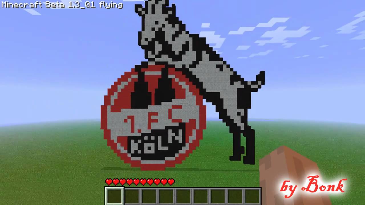 1 Fc Koln Logo - Minecraft: 1. FC Köln Logo - YouTube