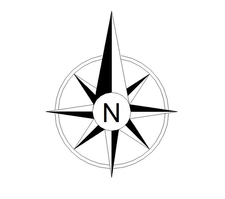 Compass North Logo - North Arrow | north arrows for site plans | Compass, Arrow, Architecture