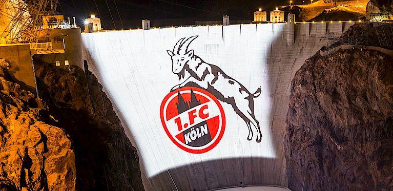 1 Fc Koln Logo - 1. FC Köln | FC logo on the Hoover Dam