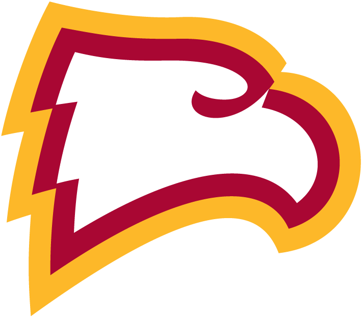 Red and Yellow Eagle Logo - Winthrop Eagles Primary Logo - NCAA Division I (u-z) (NCAA u-z ...