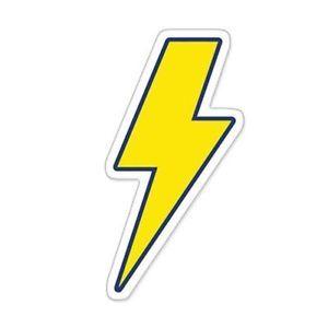 Lighting Bolt Car Logo - Lightning Bolt Car Vinyl Sticker