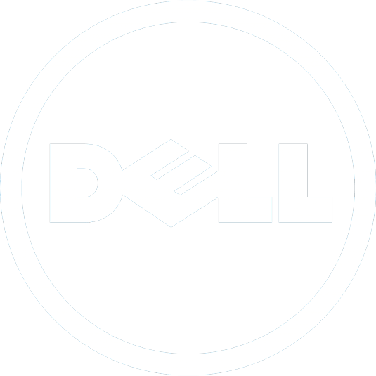 White Dell Logo - Dell Logo