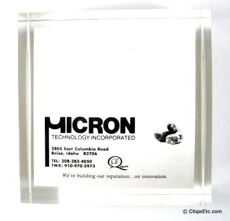 Micron Technology Logo - Micron Technology - Vintage Computer Chip Collectibles, Memorabilia ...