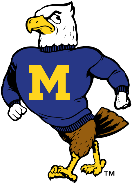 Yellow and Blue Eagles Logo - Morehead State Eagles Primary Logo Division I (i M) (NCAA I M