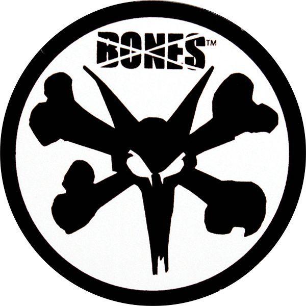 Bones Skate Logo - Bones Rat Round 1.75 Skate Sticker < Skately Board Shop