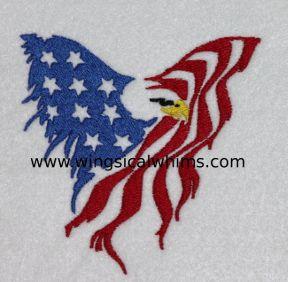 White and Blue Eagle Logo - Red White and Blue Eagle