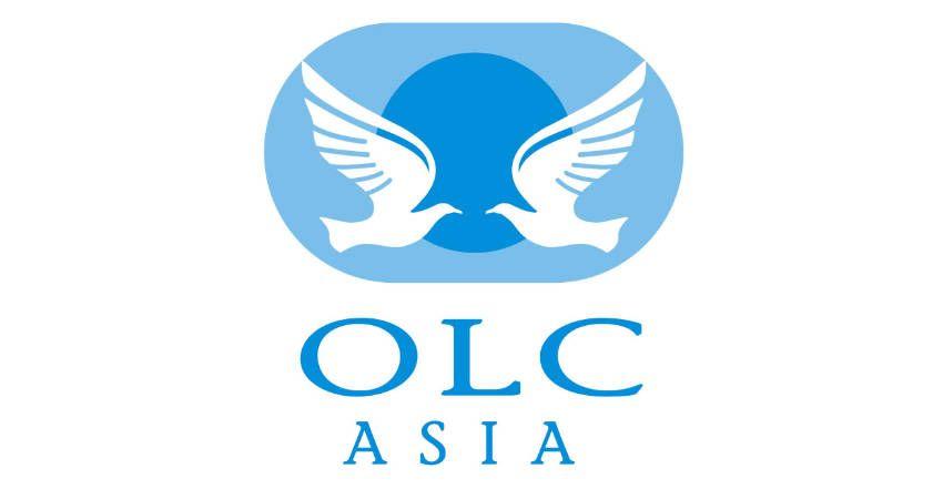 Blue Asia Logo - OLC Asia Logo Design