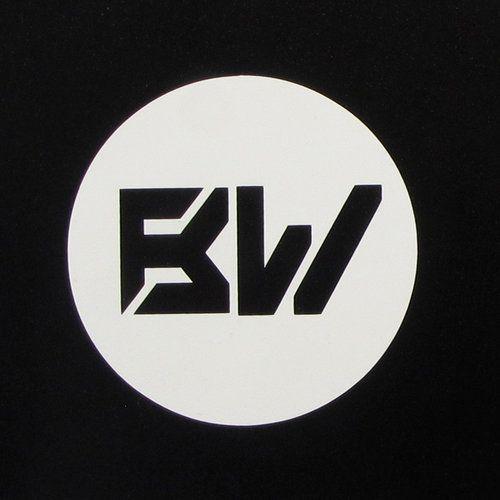 Black Oval Circle Logo - BW Circle Logo | Decal — Bitwit