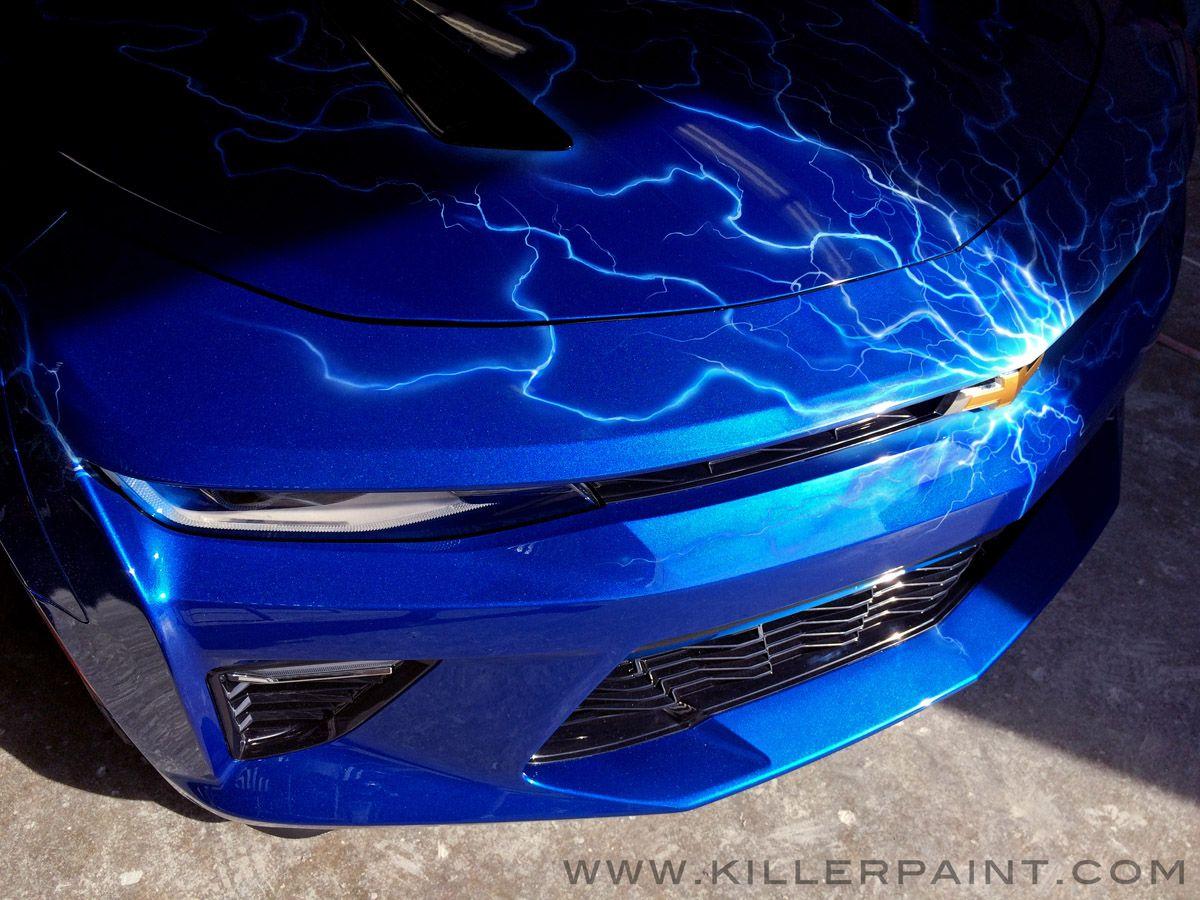 Lighting Bolt Car Logo - Lightning | Killer Paint Airbrush Studio