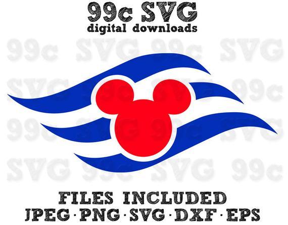 Cruise Logo - Disney Cruise Logo SVG DXF Png Vector Cut File Cricut Design