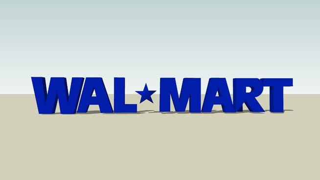 WA L Logo - WAL*MART logo | 3D Warehouse