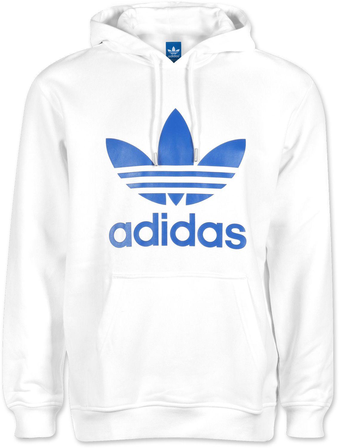 Blue and White Adidas Logo - Adidas trefoil Logos