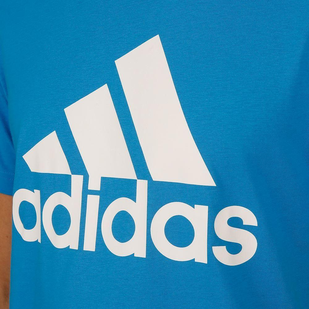 Blue and White Adidas Logo - Adidas Essentials Linear T Shirt Men, White Buy Online