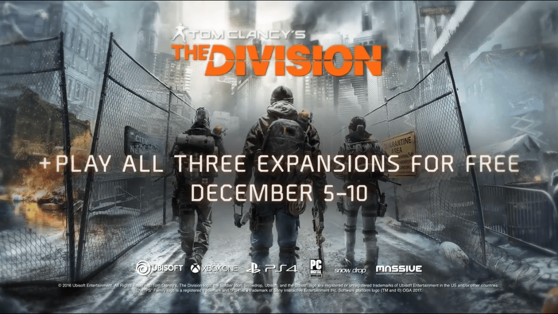 The Division Ubisoft Logo - The Division Free Trial (Play all three expansions for FREE from 12 ...