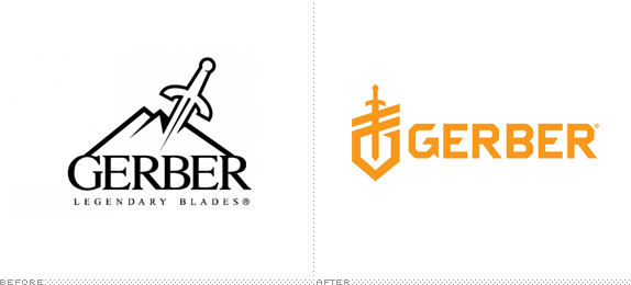 Gerber Logo - Brand New: Redefining Sharp