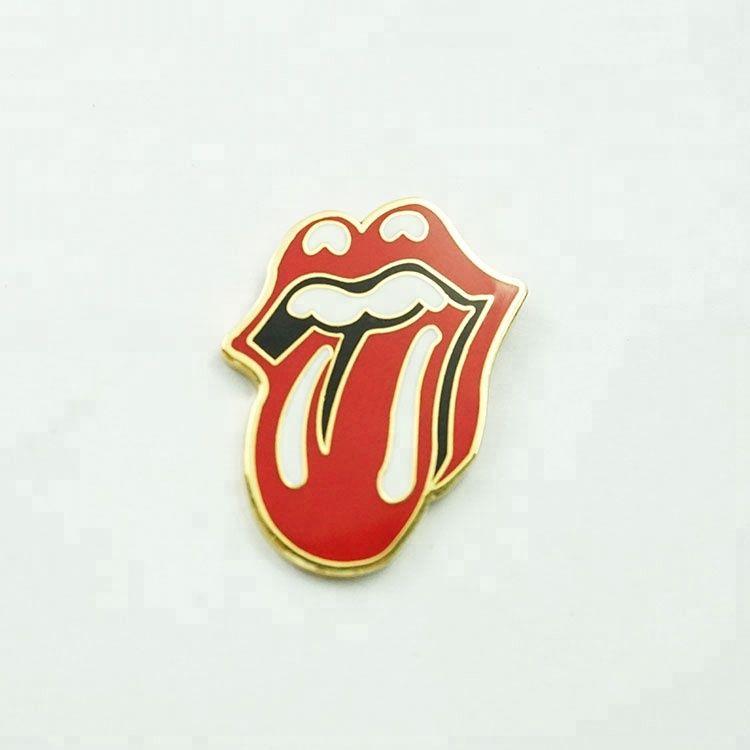 Hot Red Lips and Tongue Logo - Hot Lips Lapel Pin/red Lips Lapel Pin/lips Lapel Pin Badge - Buy ...