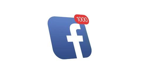 Round Facebook Logo - Round Facebook Icon Stock Video Footage and HD Video Clips