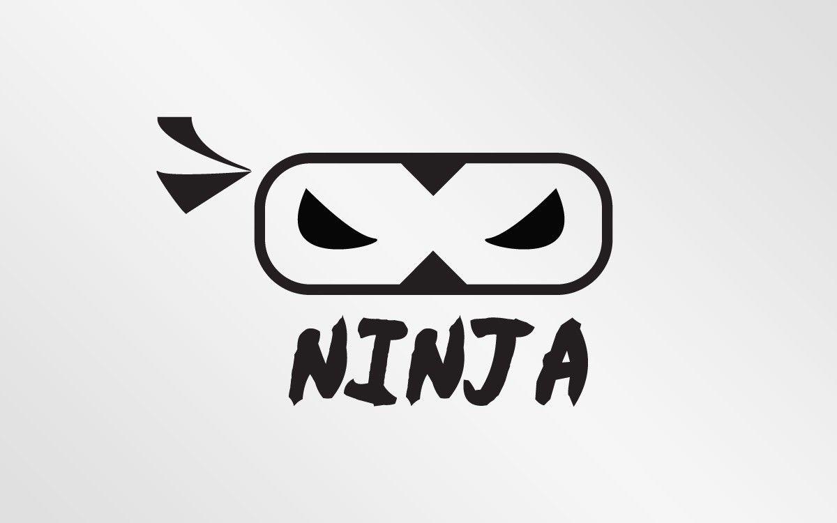 Easy Gaming Logo - Simple One Off Ninja Vector Logo - Lobotz