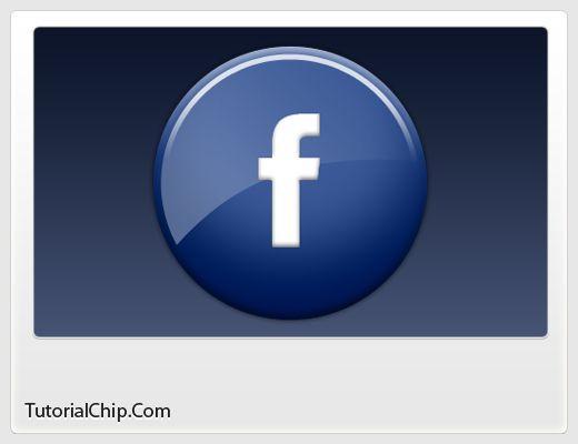 Round Facebook Logo - Round Facebook Icon - TutorialChip