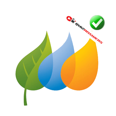 Three Colored Leaves Logo - 3 Coloured Leaves Logo - Logo Vector Online 2019