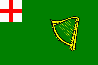 Harp Flag Logo - Ireland before the Partition of 1922