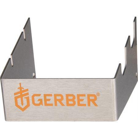 Gerber Tools Logo - Gerber Knives 0570 Black Coated Stainless Stand with Orange Gerber ...