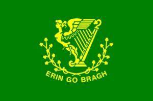 Harp Flag Logo - Irish National Flag