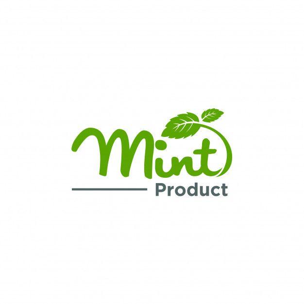 Mint Logo - Mint leaves, organic logo concept Vector | Premium Download