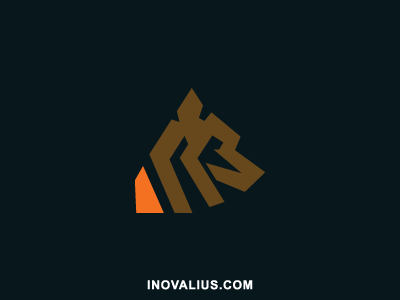 Orange Wolf Logo - Wolf Logo by Inovalius | Dribbble | Dribbble