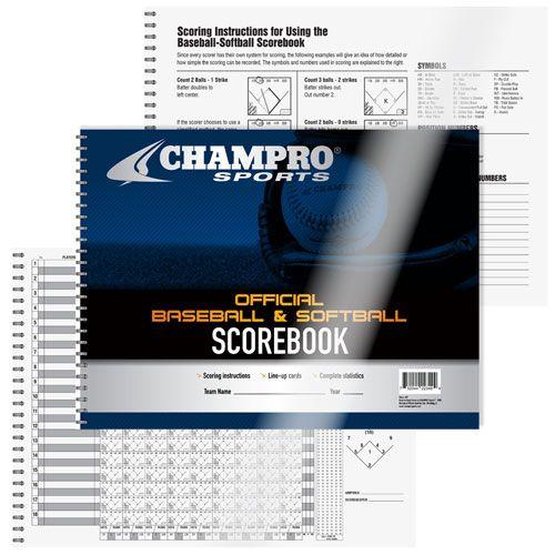 Champro Logo - Champro Baseball Softball Scorebook