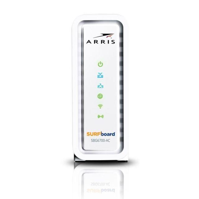 Arris Logo - ARRIS Surfboard SBG6700AC Cable Modem with AC1600 WiFi Router | eBay