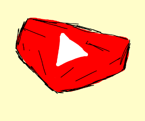 Is That Red Diamond Shape Logo - looks like the youtube logo but diamond shaped drawing