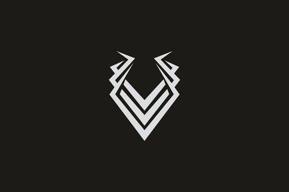 V -shaped Logo - Letter V Logo Logo Templates Creative Market