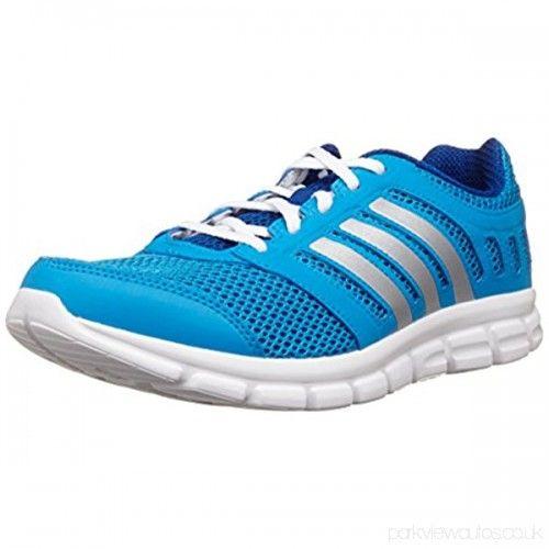Blue and White Adidas Logo - adidas Mens Performance Breeze 101 Running Trainers adidas logo