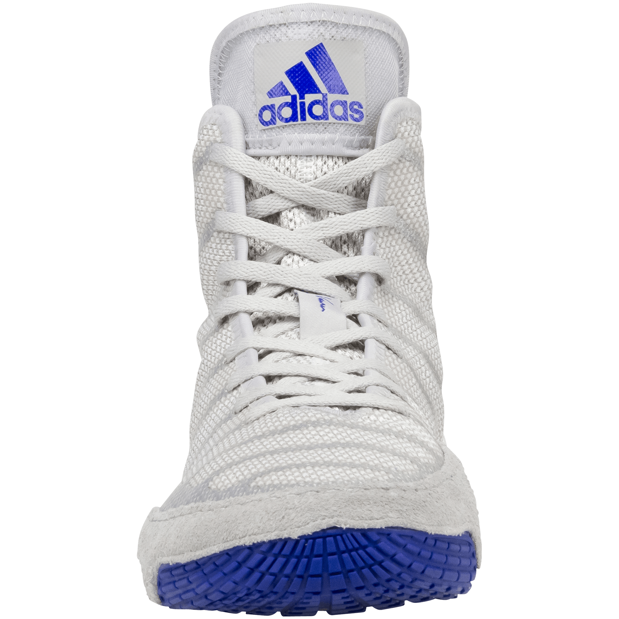 Blue and White Adidas Logo - Adidas adiZero Varner 2 Shoes | WrestlingMart | Free Shipping
