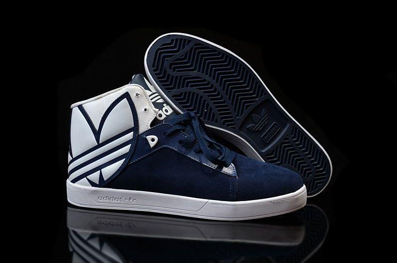 Best Blue and White Logo - Mens Adidas Shoes Adidas Attitude Vulc Big Logo High Top Shoes Navy ...