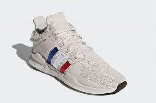 Blue and White Adidas Logo - adidas Remixes the EQT Support With Red, White & Blue Stripes