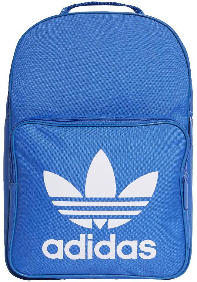Blue and White Adidas Logo - Adidas Originals Mens Classic Backpack Blue White