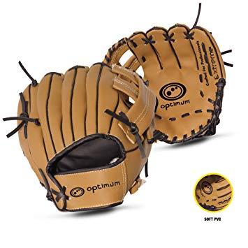 Baseball Glove Bat Logo - Optimum Extreme Baseball Glove, Brown: Amazon.co.uk: Sports & Outdoors