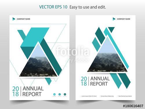 Green Triangle Company Logo - Green triangle Vector business proposal Leaflet Brochure Flyer ...