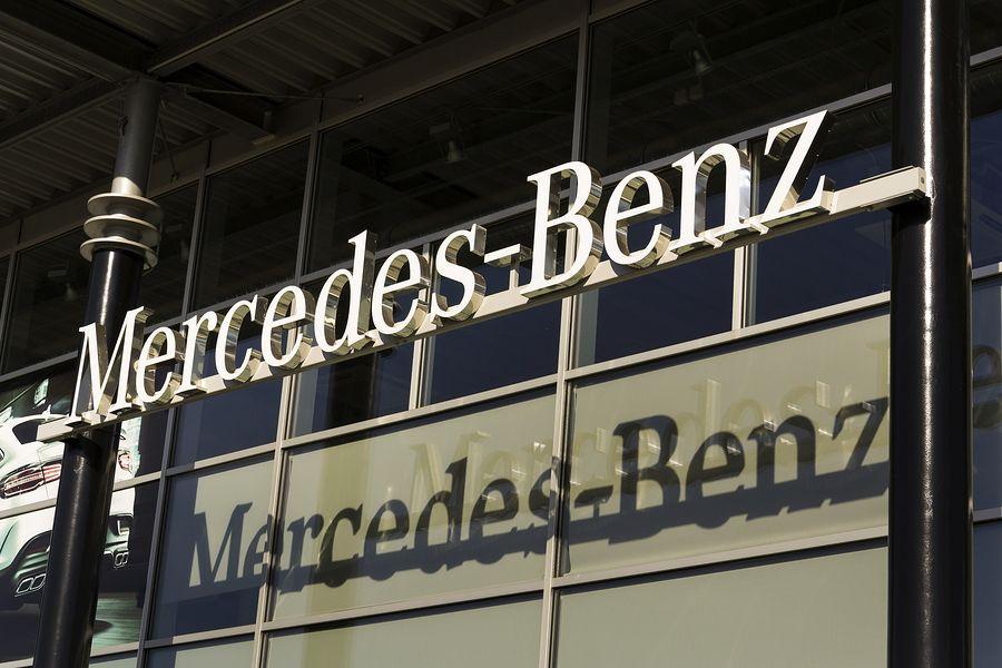 Czech Car Logo - Prague, Czech Republic - February 25: Mercedes-benz Car Logo On ...