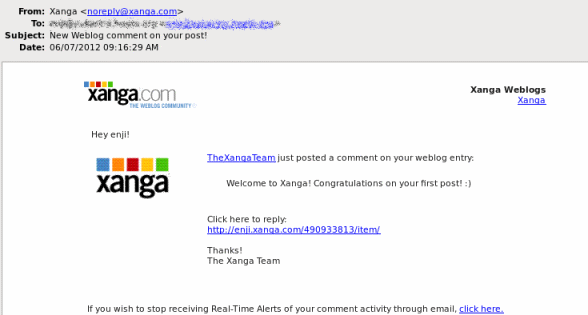 Xanga.com Logo - XANGAからのメッセージを騙る - wp-local.htm - cNotes: Current Status ...