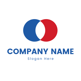 Red Blue Circular Logo - Free Company Logo Designs | DesignEvo Logo Maker