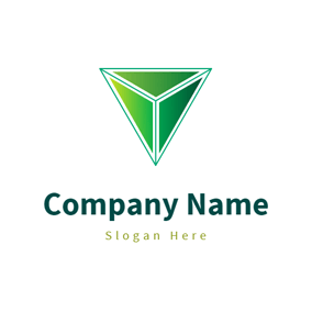 Green Triangle Company Logo - Free Delta Logo Designs. DesignEvo Logo Maker