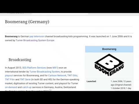 Boomerang German Logo - Boomerang Germany R.I.P Boomerang CEE was in Germany & Switzerland