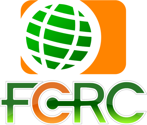 Shiny Globe Logo - FCRC globe shiny icon vector image | Public domain vectors
