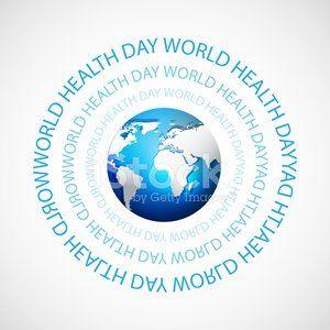 Shiny Globe Logo - Beautiful World Health Day Blue Colorful Shiny Globe stock vectors ...