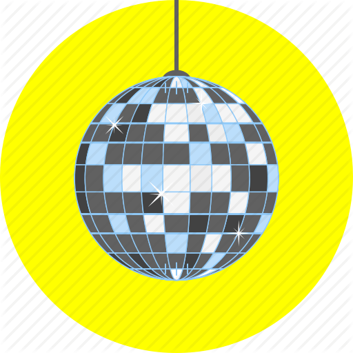 Shiny Globe Logo - Celebration, dance, dancing, fun, joyful, party, shiny globe icon