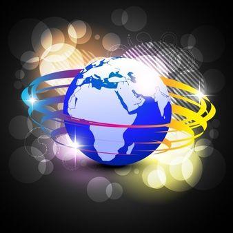 Shiny Globe Logo - Spinning Globe Vectors, Photos and PSD files | Free Download