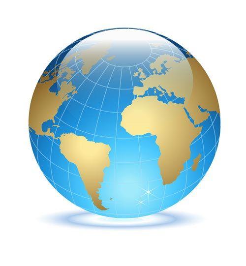 Shiny Globe Logo - Shiny Globe Logo - Clipart & Vector Design •
